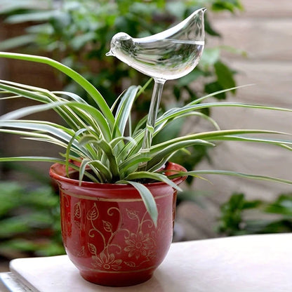 Imitation Glass Bird Plant Waterer – Automatic Drip System
