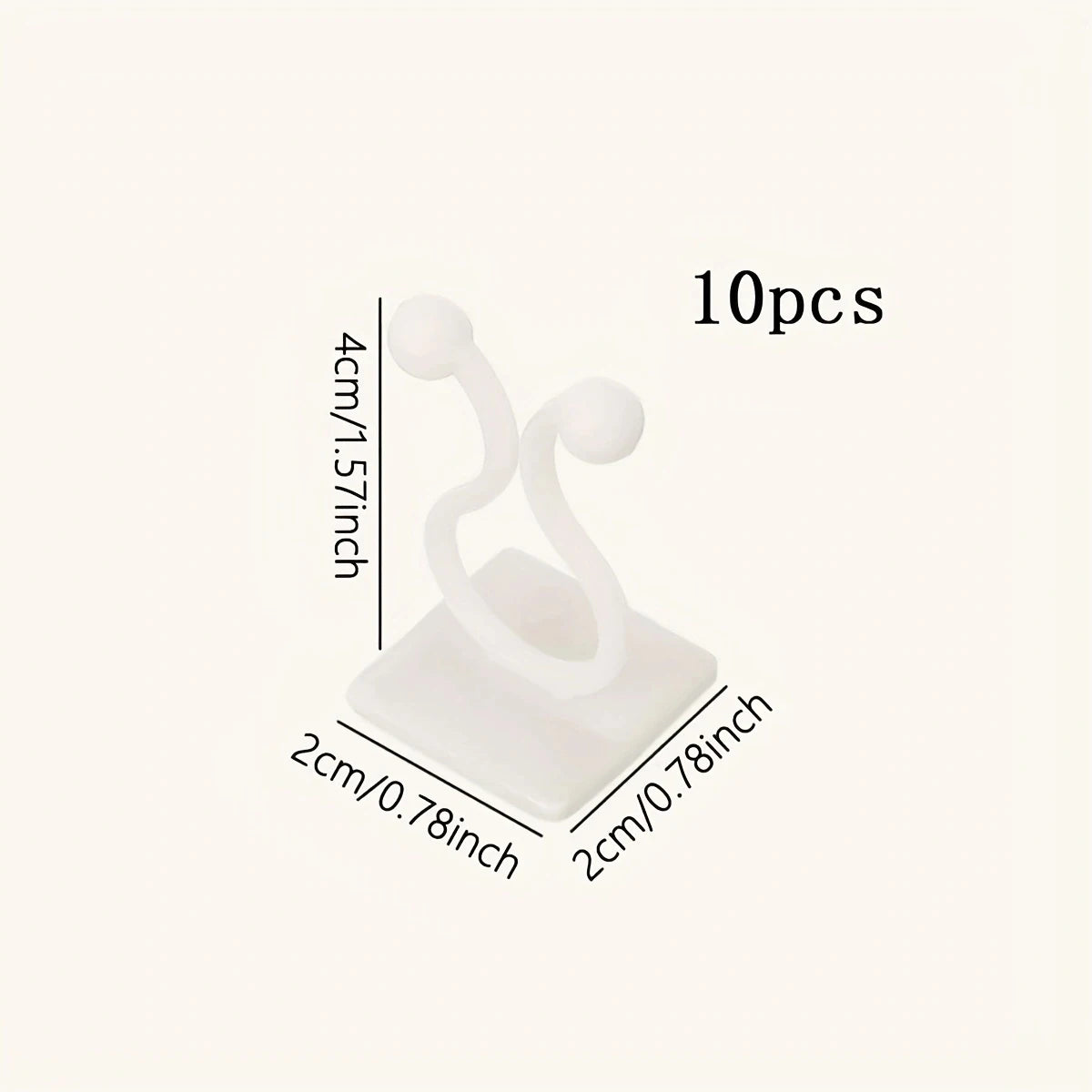 Self-Adhesive Plant Climbing Wall Clips Set of 10