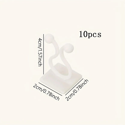 Self-Adhesive Plant Climbing Wall Clips Set of 10